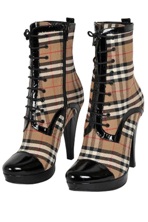 burberry boots heel|Burberry high heel boots.